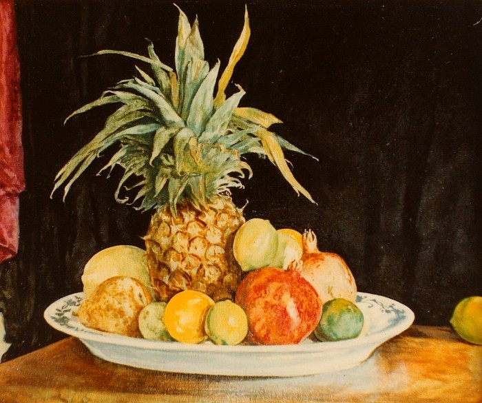 still life with fruit